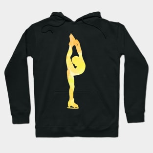 Yellow Figure Skater Hoodie